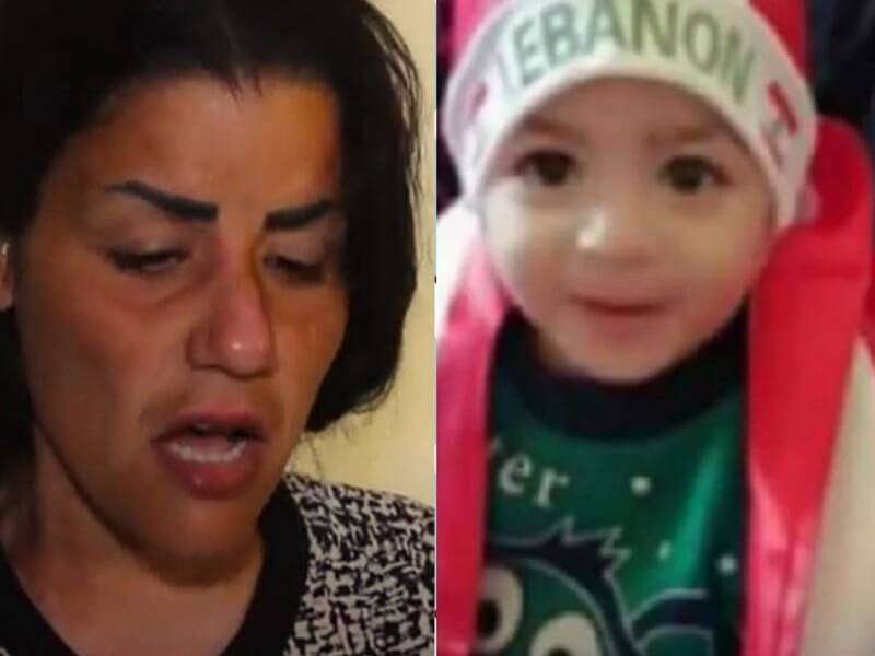 زينب وطفلها محمد