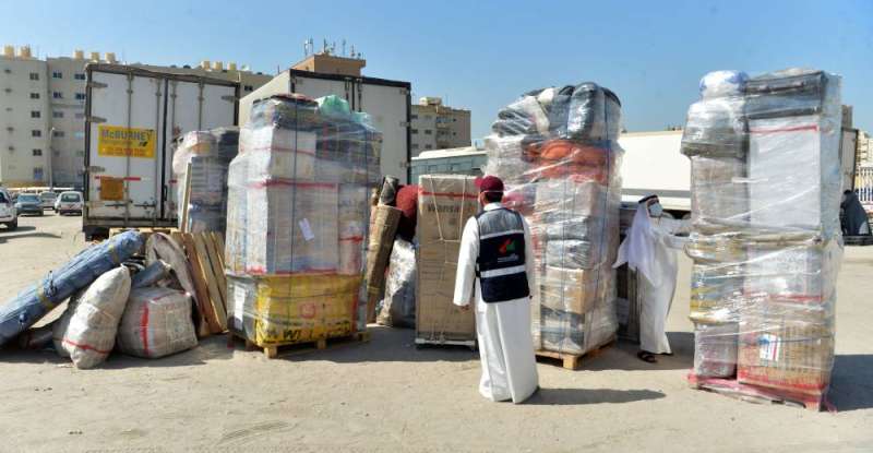 تفتيش على شركات الشحن البري (تصوير نايف العقلة)