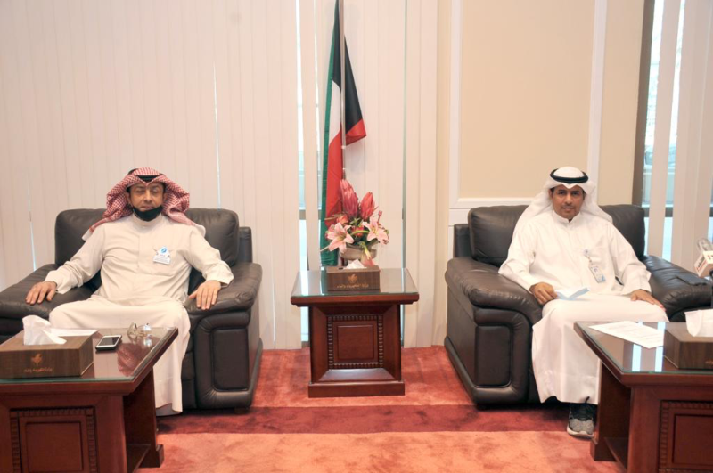  العتيبي والشمري خلال المؤتمر