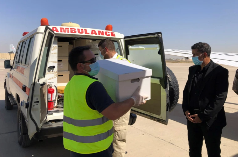 من آخر عملية تسليم رفات للكويت من العراق في سبتمبر الماضي