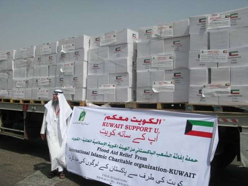 وصول قوافل المساعدات ضمن حملة «الكويت معكم»