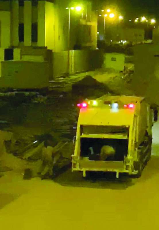 لقطة من الفيديو المتداول