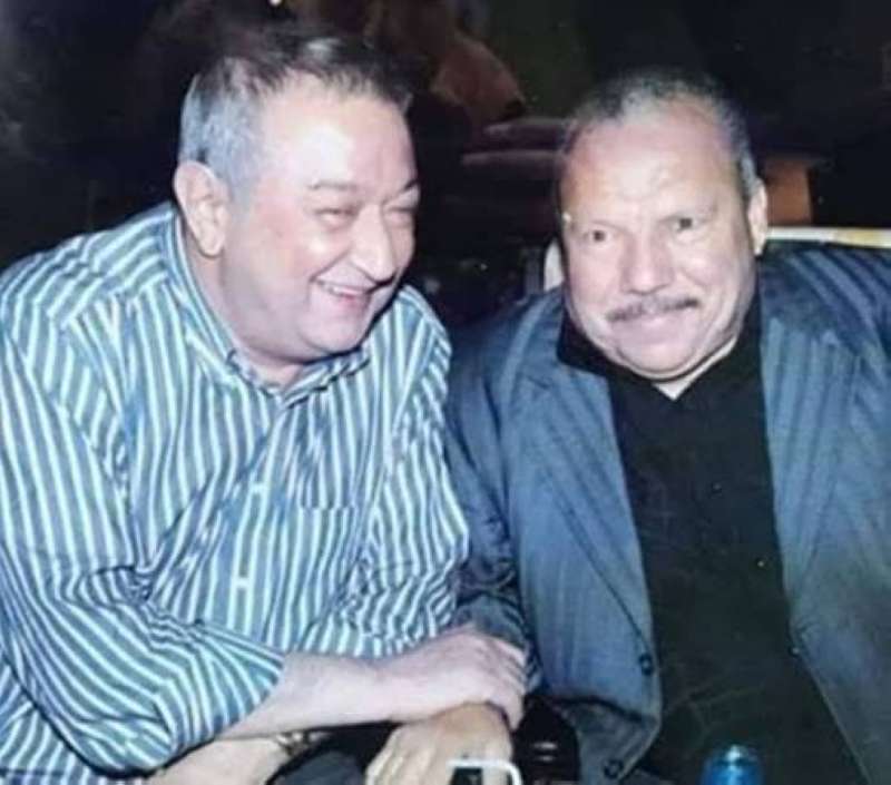 نادي السباعي مع الراحل نور الشريف