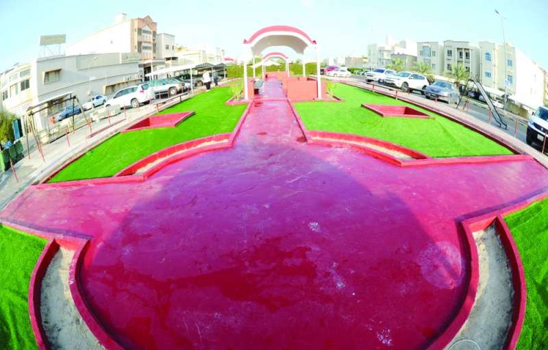 صورة شاملة للحديقة