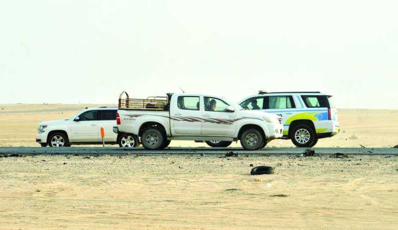 رجال الأمن طوقوا منطقة أم نقا لمنع التجمع السنوي للشباب