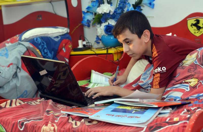 الفصل الأول من التعليم عن بعد ينتهي الخميس في 14 يناير الجاري (تصوير نايف العقلة)