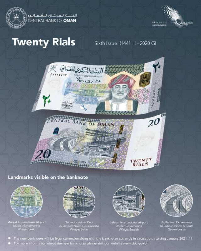 العملة الجديدة من فئة 20 ريالاً 
