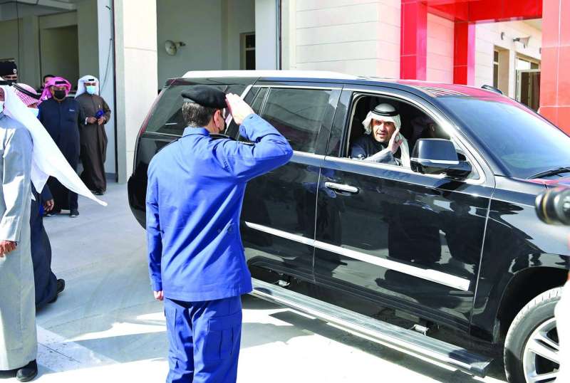 التحية العسكرية من المكراد للصالح