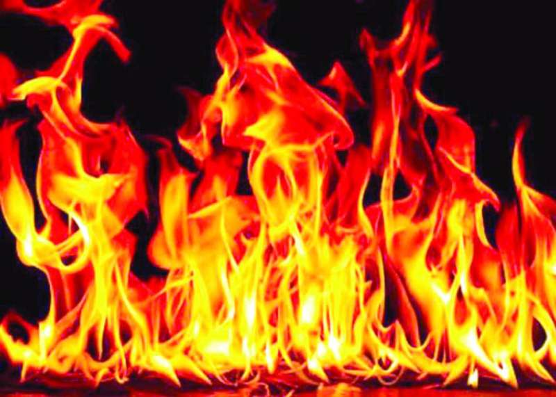 النيران اشتعلت في منزل الخليجي