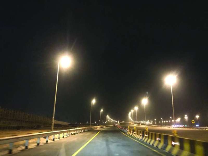 الأعمال مستمرة مع فتح جزء من الطريق باتجاه النويصيب