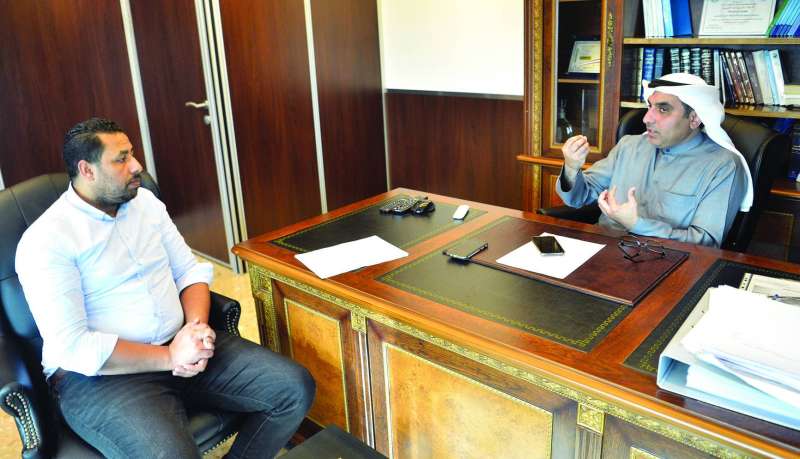 البليهيس متحدثاً للزميل علي العلاس