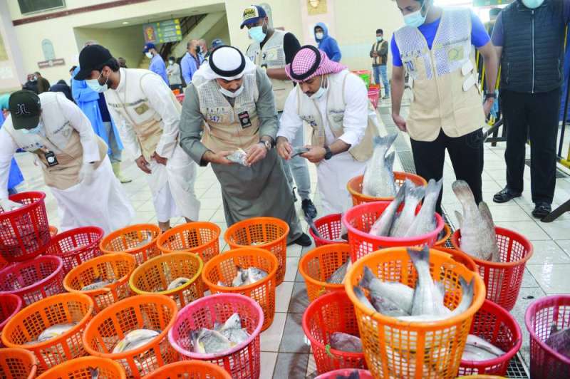 فحص صلاحية الأسماك 