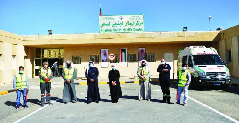 الهملان والمطيري والعوض أمام خيطان الصحي