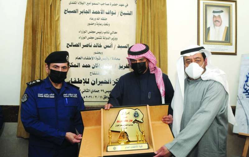 تكريم رئيس الشركة المنفّذة للمشروع فواز المرزوق