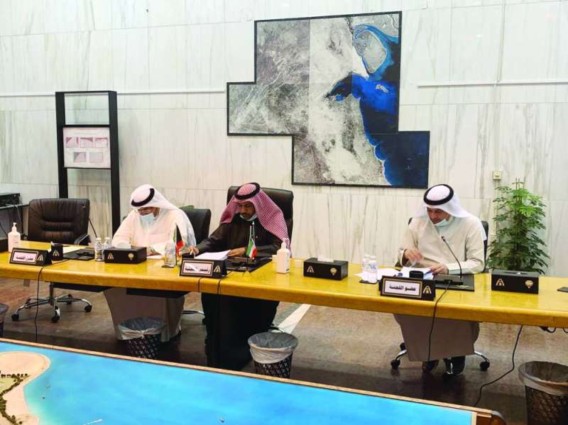 جانب من اجتماع لجنة الفروانية بالمجلس البلدي