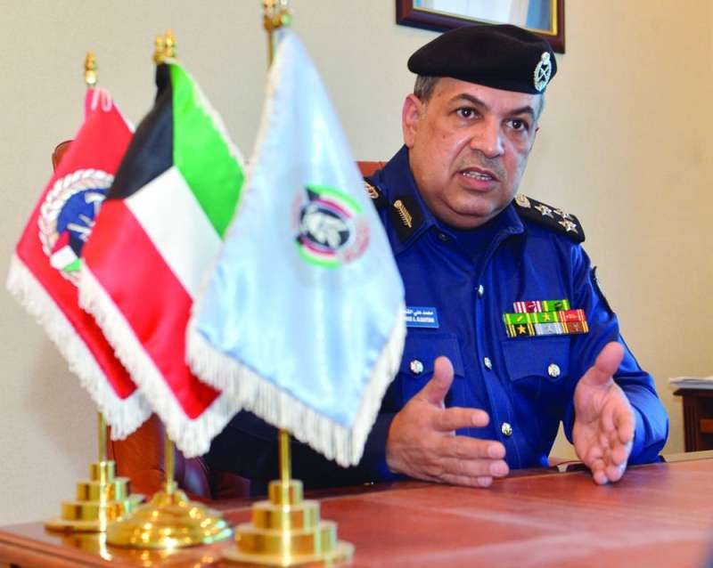 العميد محمد القحطاني     	    (تصوير نايف العقلة)