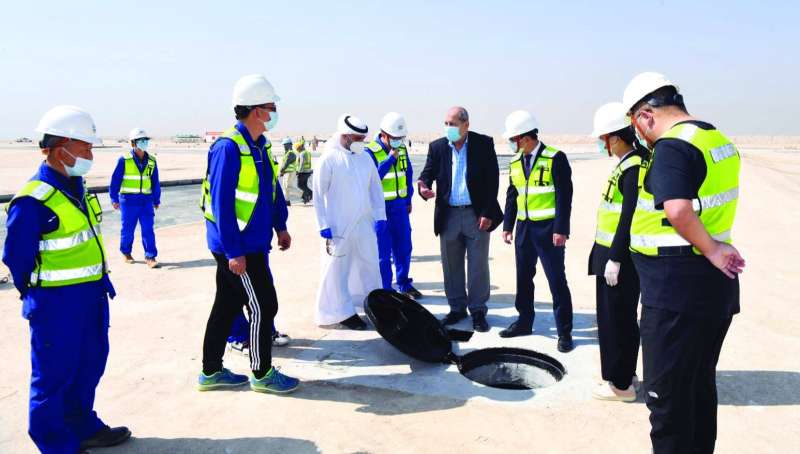 معاينة اللجنة للبنية التحتية