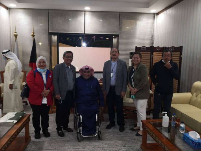 لقطة جماعية خلال التكريم