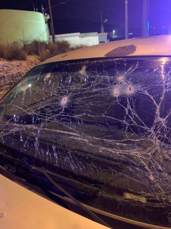  جانب من الأضرار الناتجة عن الشظايا المتطايرة