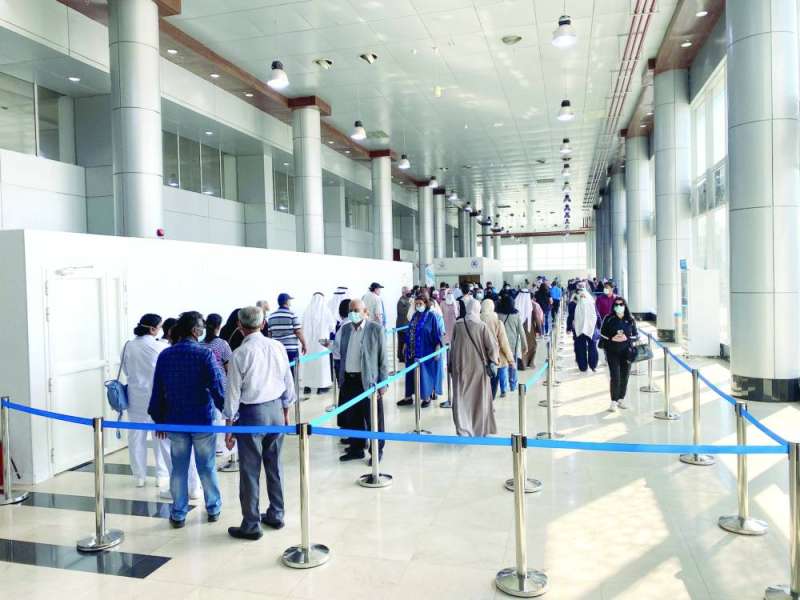 
كثافة الإقبال في ساعات الصباح