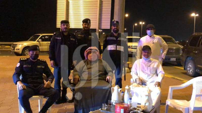 وزير الداخلية خلال الجولة 