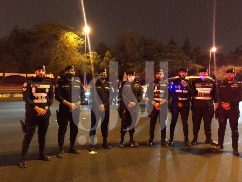 رجال الأمن على الدائري الخامس  