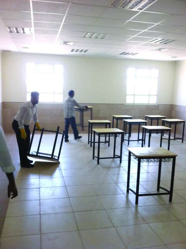 تجهيز أحد الفصول