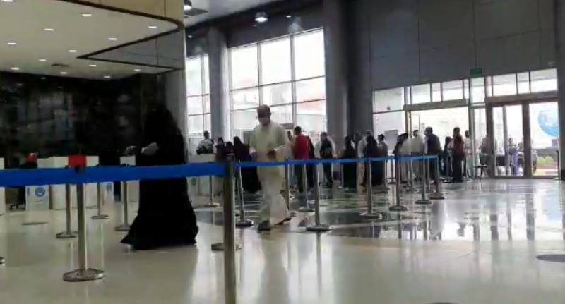 جانب من التطعيم في المركز اليوم 