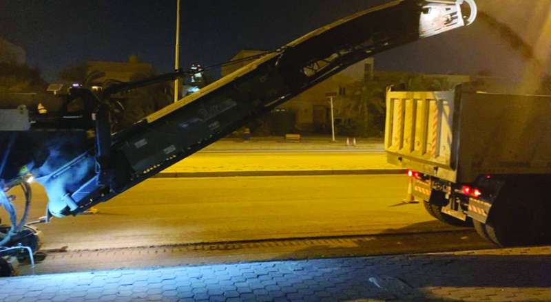 آليات قشط الشوارع