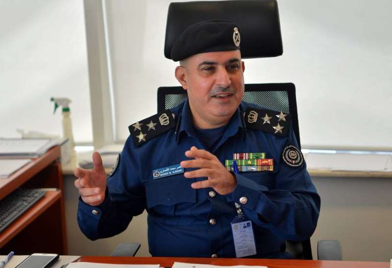 العميد ناصر الأنصاري (تصوير نايف العقلة)