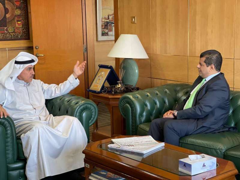 السبيعي متحدثاً للزميل رضا السناري 