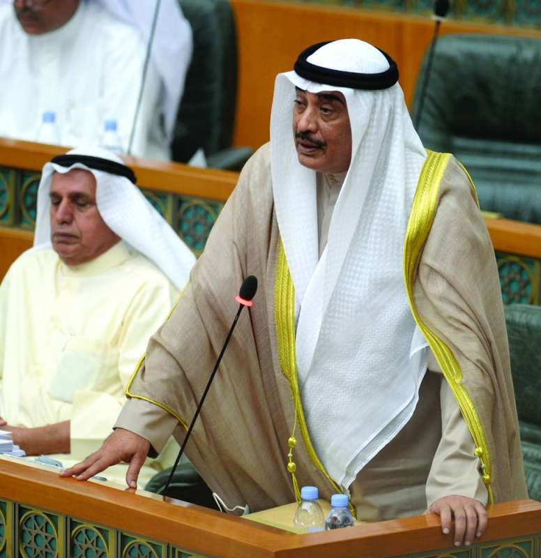 الخالد خلال مداخلته في الجلسة