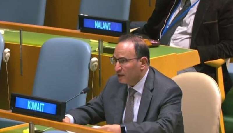 مندوب دولة الكويت الدائم لدى الأمم المتحدة السفير منصور العتيبي