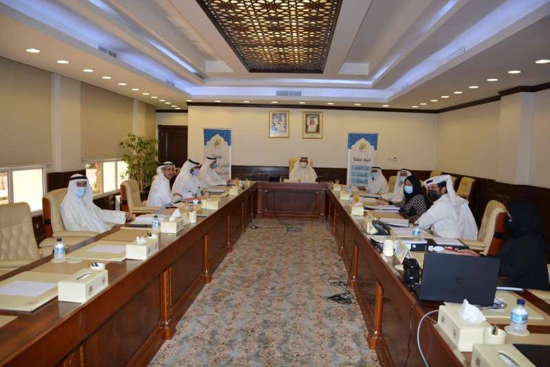 جانب من الاجتماع برئاسة الوزير الكندري
