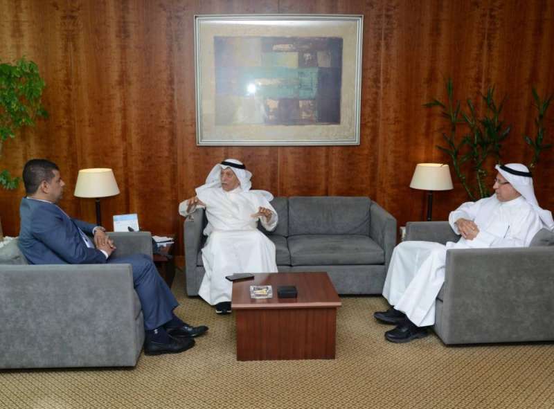 النفيسي والعصيمي متحدثان للزميل رضا السناري