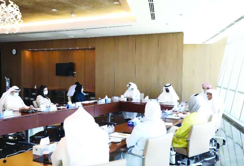 المضف مترئساً اجتماع اللجنة العليا المشتركة بين وزارتي التربية والصحة