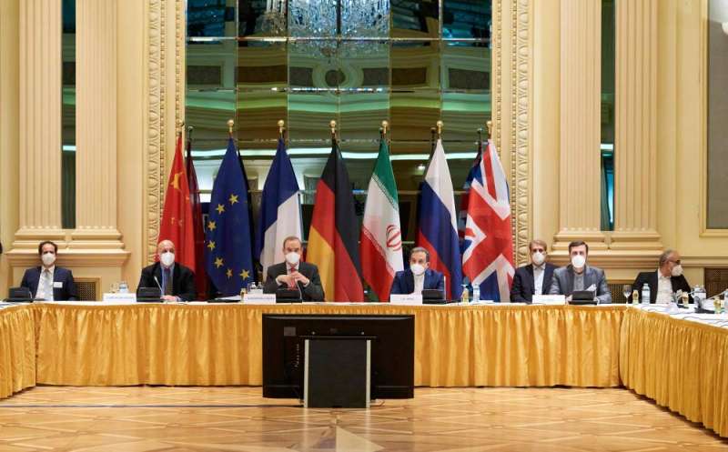 ممثلو الاتحاد الأوروبي والصين وروسيا وإيران في محادثات فيينا (أ ف ب)