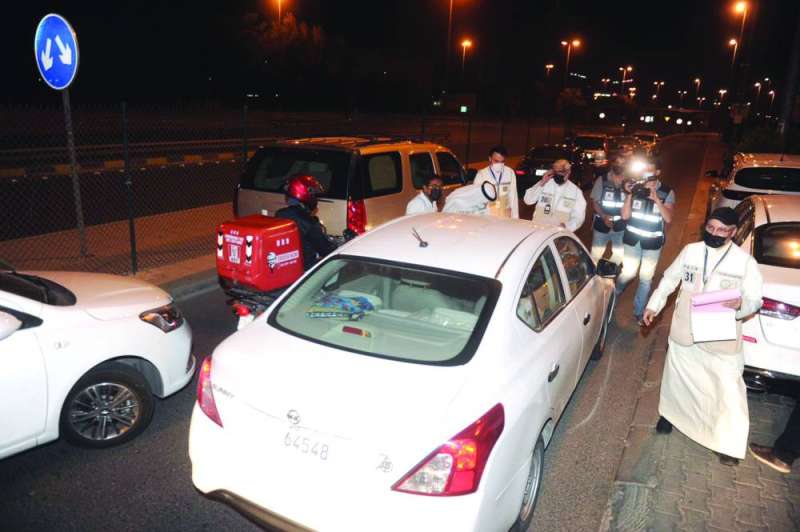 جانب من الحملة 	 (تصوير سعود سالم)