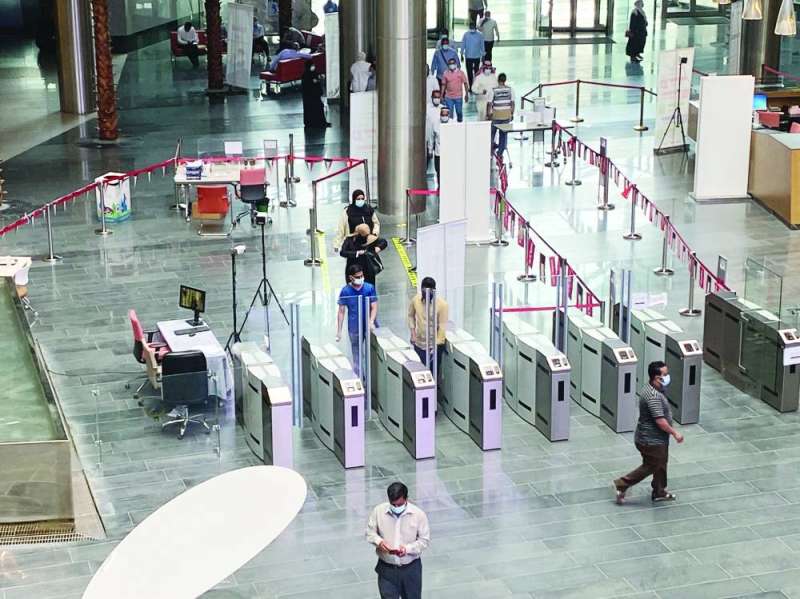 دخول منظم لإنجاز المعاملات في اليوم الأول للشهر الفضيل