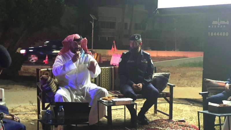 محافظ العاصمة خلال الجولة