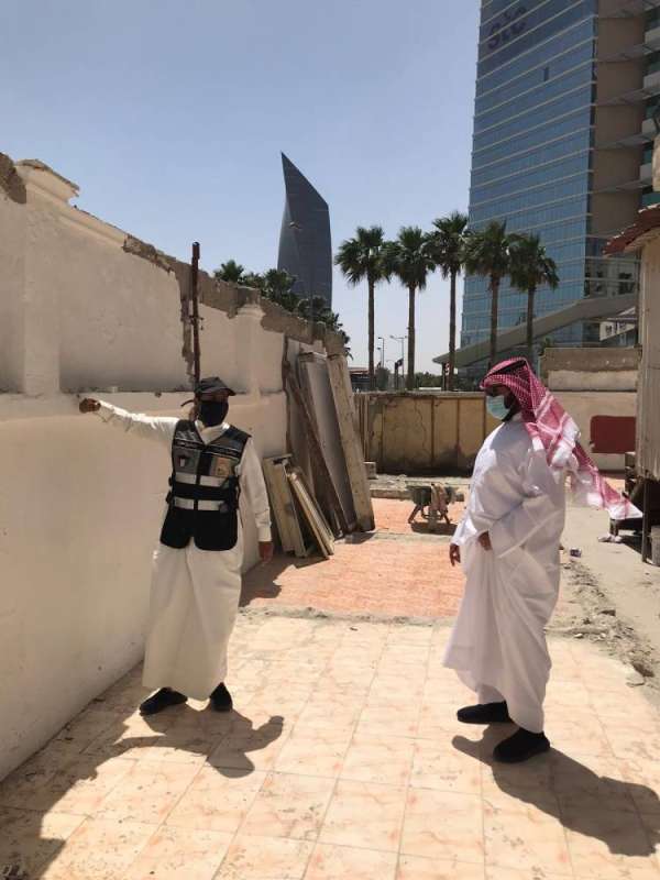 الخالد خلال الجولة الميدانية