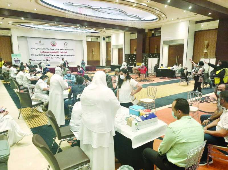 تنظيم خلال التطعيم