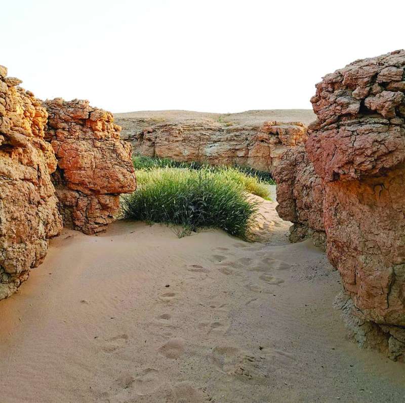 تضاريس حفرتها الطبيعة باتقان