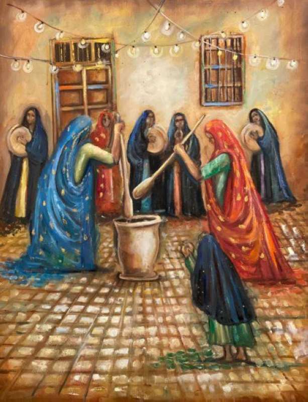 لوحة للمشاركة ابتسام العصفور من الكويت