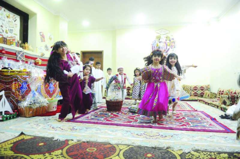 احتفال منزلي بالقرقيعان