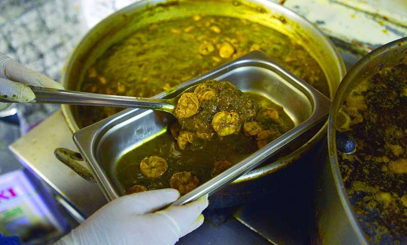 حمسة الروبيان على أصولها