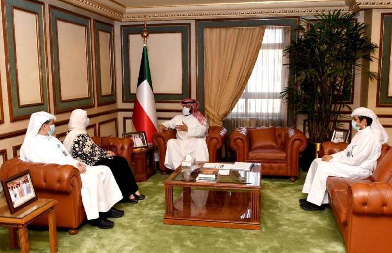 الخالد خلال لقائه بالروضان والخشتي 