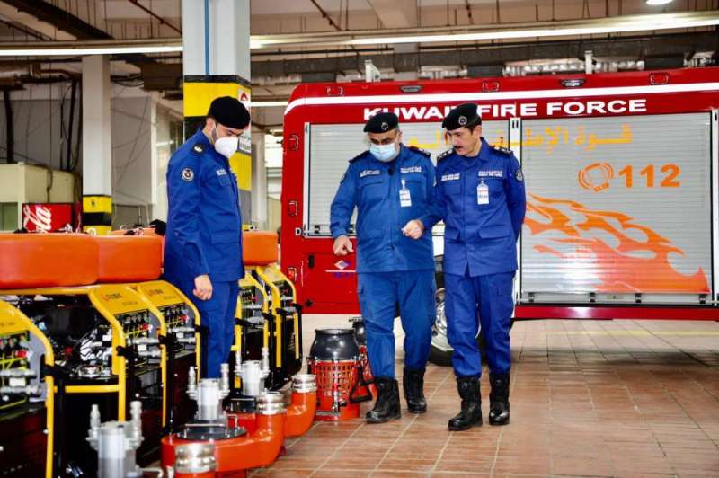 المكراد خلال زيارته التفقدية 