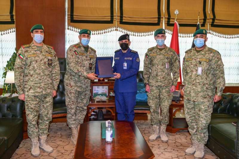 المكراد ووفد الحرس الوطني 