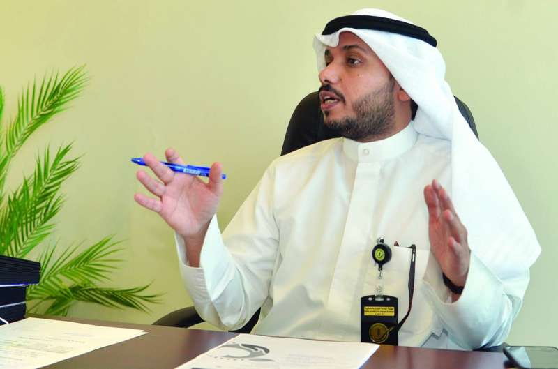 فيصل الرشيدي متحدثاً لـ«الراي» 	 (تصوير نايف العقلة)